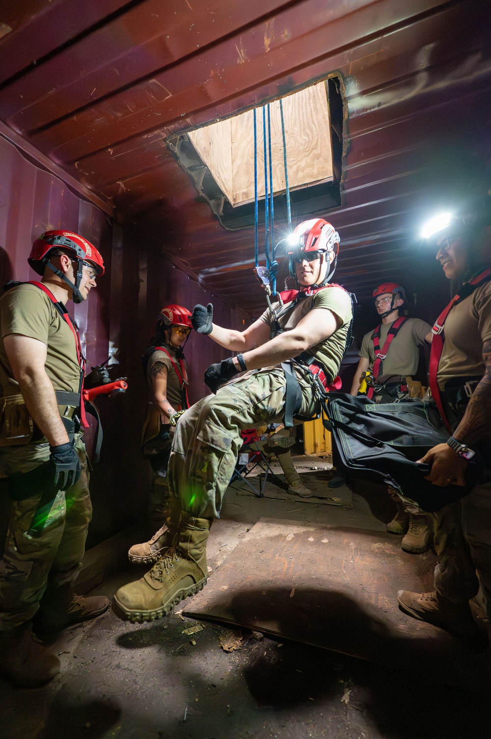 911th Technical Rescue Engineer Company competes in Rescue Challenge