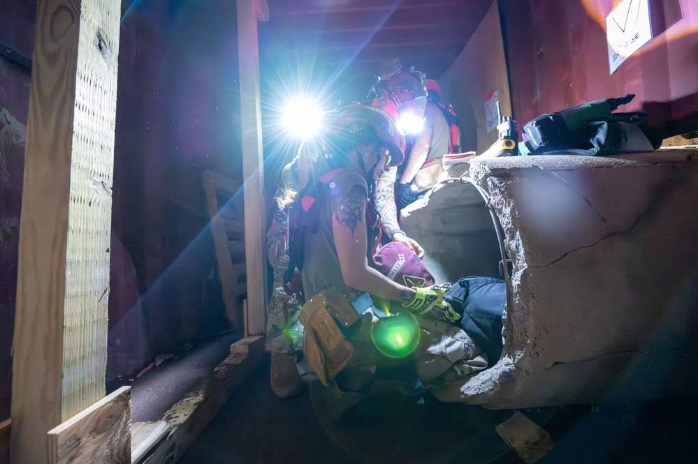 911th Technical Rescue Engineer Company competes in Rescue Challenge