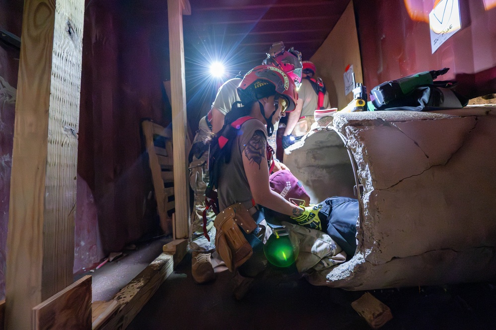 911th Technical Rescue Engineer Company competes in Rescue Challenge