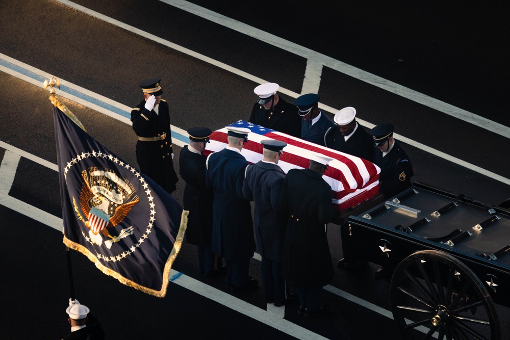 State Funeral Procession for 39th President Jimmy Carter