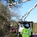 Hurricane Helene Recovery: Temporary Debris Management Site in Jenkins County, Georgia.