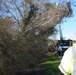 Hurricane Helene Recovery: Temporary Debris Management Site in Jenkins County, Georgia.