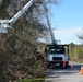 Hurricane Helene Recovery: Temporary Debris Management Site in Jenkins County, Georgia.