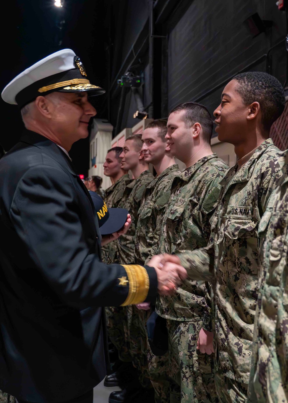 Commander, Naval Air Forces Atlantic, Rear Adm. Verissimo visits Recruit Training Command