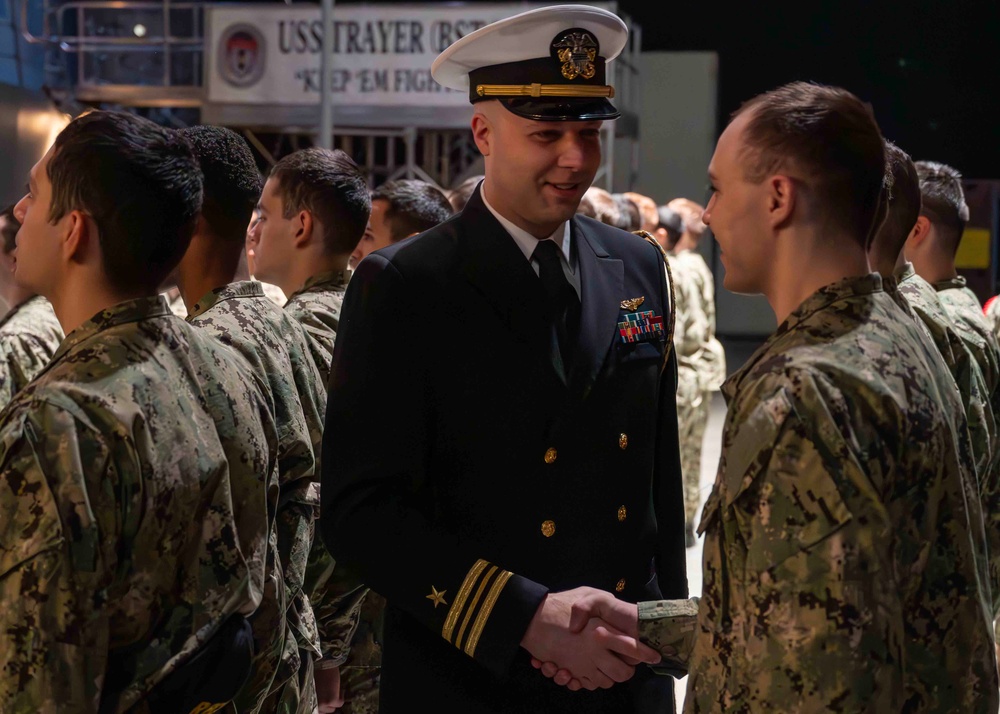 Commander, Naval Air Forces Atlantic, Rear Adm. Verissimo visits Recruit Training Command