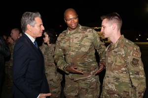 AFN Naples Radio News - Secretary of State's Arrival Remarks and New Naples Navigator Release