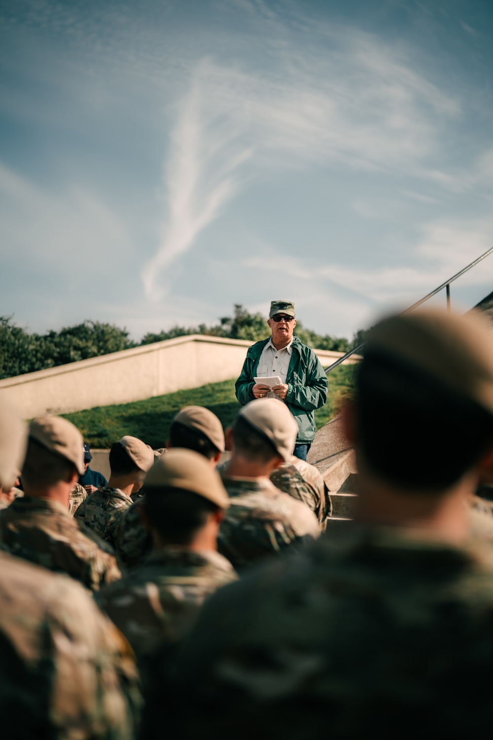 U.S. Army Rangers Tour Omaha Beach