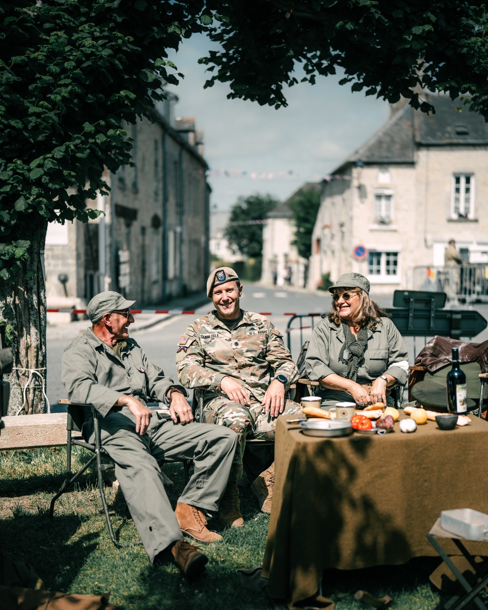 Ranger Has Lunch In France