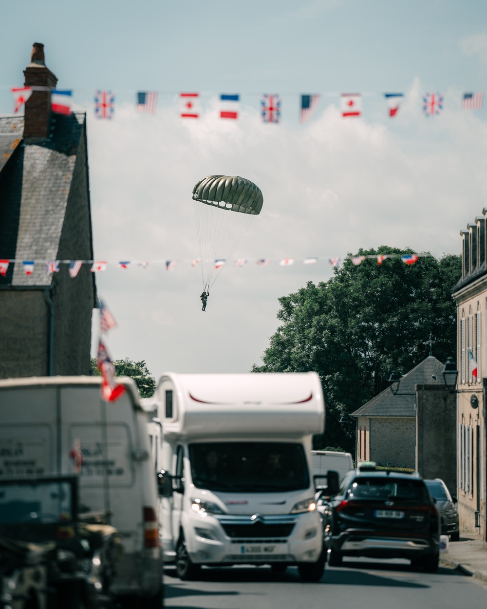 Airborne Soldier in Normandy