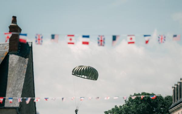 Airborne Soldier in Normandy