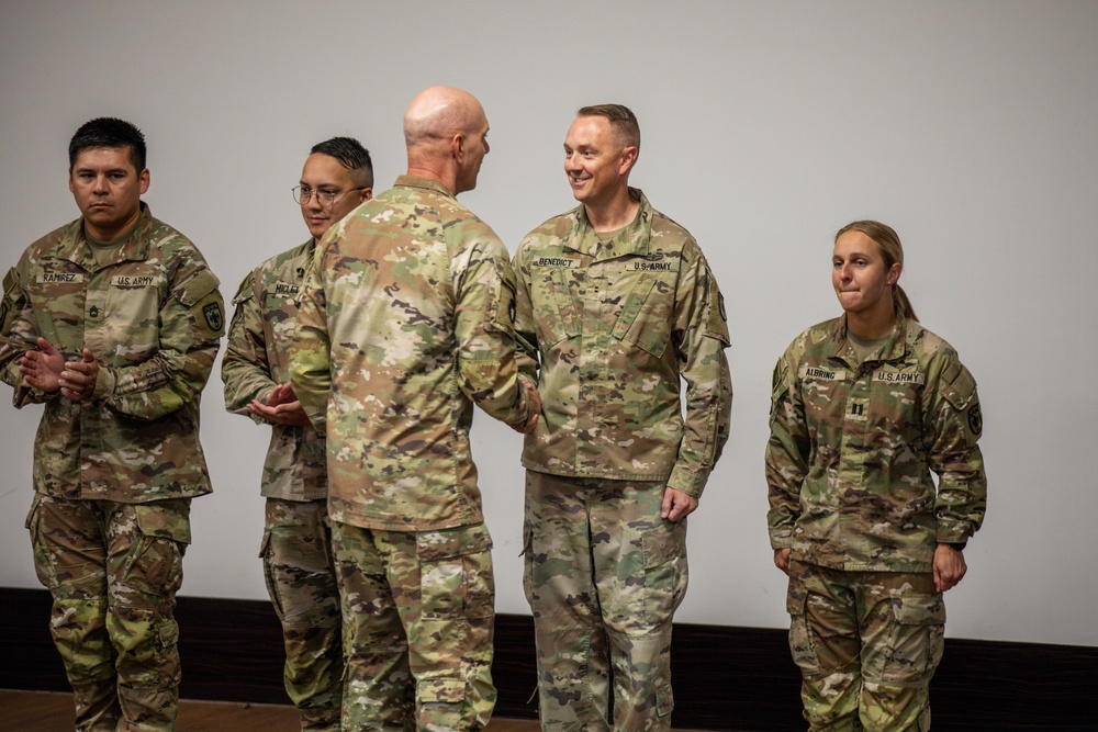 Shamrock brigade recognizes achievement and advancement