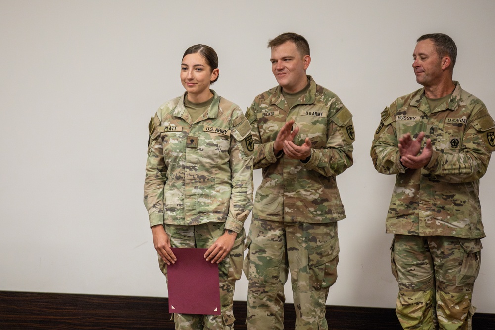 Shamrock brigade recognizes achievement and advancement