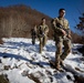 U.S. Soldiers conduct security patrol around critical infrastructure in Kosovo