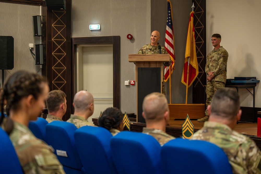 Task Force Thunder inducts new leaders during NCO induction ceremony