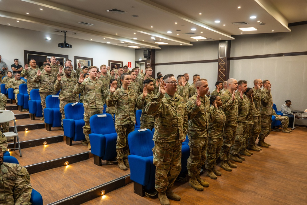 Task Force Thunder inducts new leaders during NCO induction ceremony