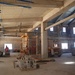 Contractors make progress on a community center under construction on Marine Corps Base Camp Blaz