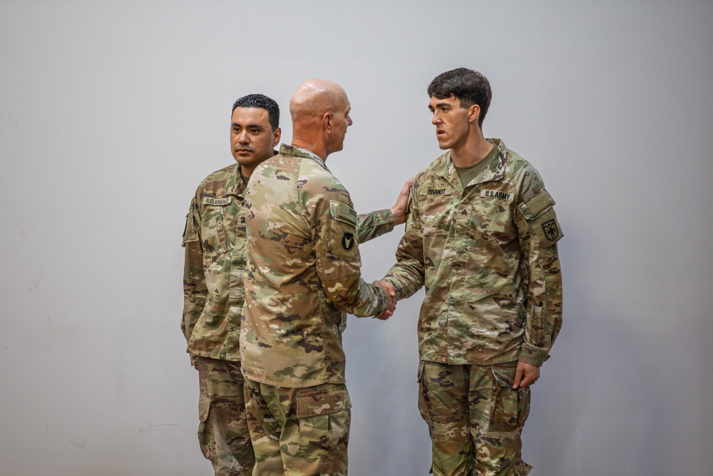 Shamrock brigade recognizes achievement and advancement