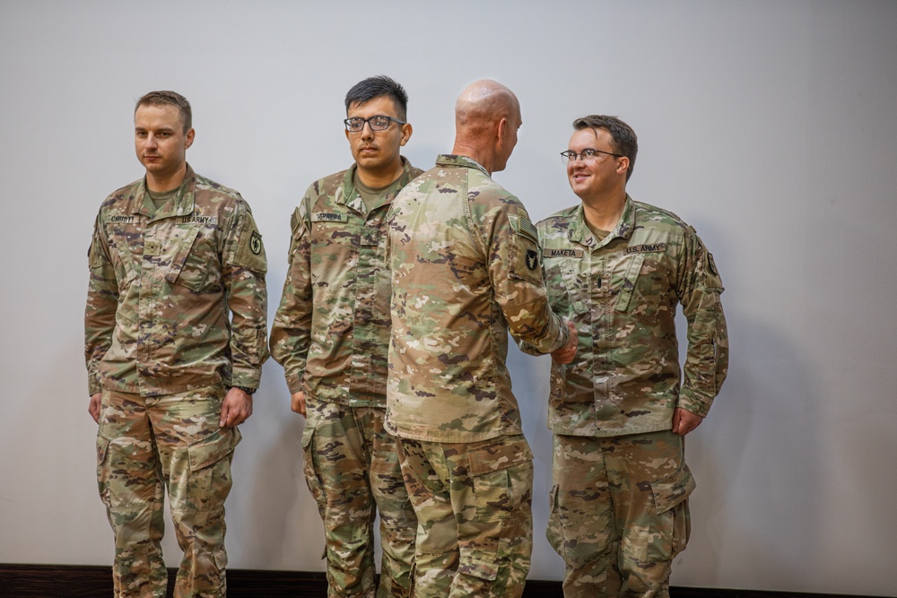 Shamrock brigade recognizes achievement and advancement