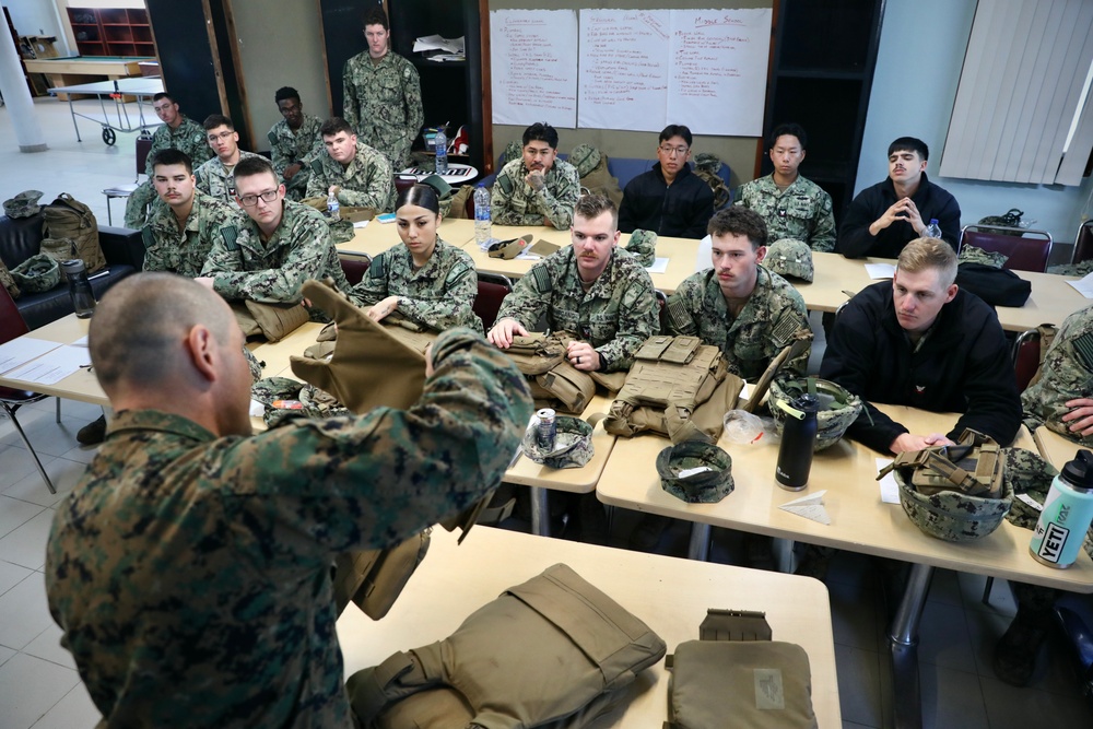 One Team, One Fight: Marine Advisor Leads Seabee Training