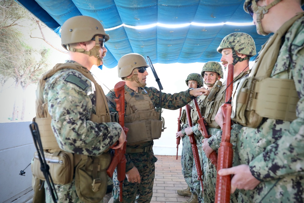 One Team, One Fight: Marine Advisor Leads Seabee Training