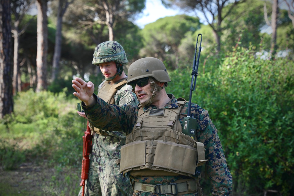 One Team, One Fight: Marine Advisor Leads Seabee Training