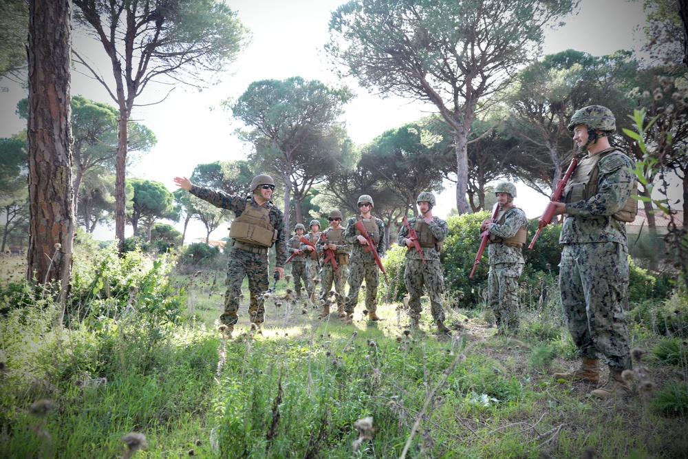 One Team, One Fight: Marine Advisor Leads Seabee Training