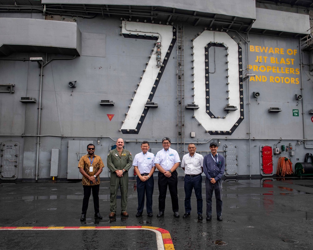 USS Carl Vinson Hosts the Port Klang Cruise Terminal Board of Directors and Management Team