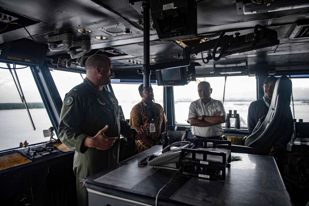 USS Carl Vinson Hosts the Port Klang Cruise Terminal Board of Directors and Management Team