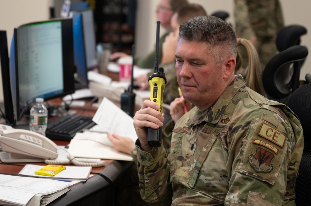 102nd Intelligence Wing conducts natural disaster exercise