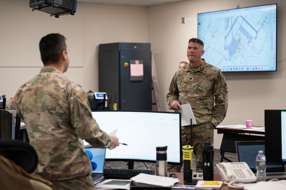 102nd Intelligence Wing conducts natural disaster exercise