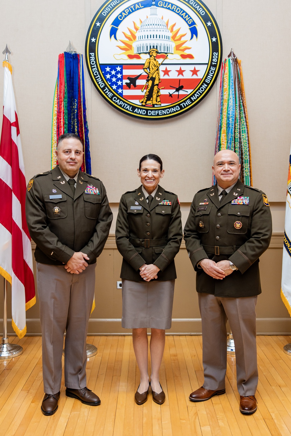 Promotion ceremony for Chief Legal Administrator, CW4 Amanda A. Aragon