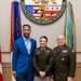 Promotion ceremony for Chief Legal Administrator, CW4 Amanda A. Aragon