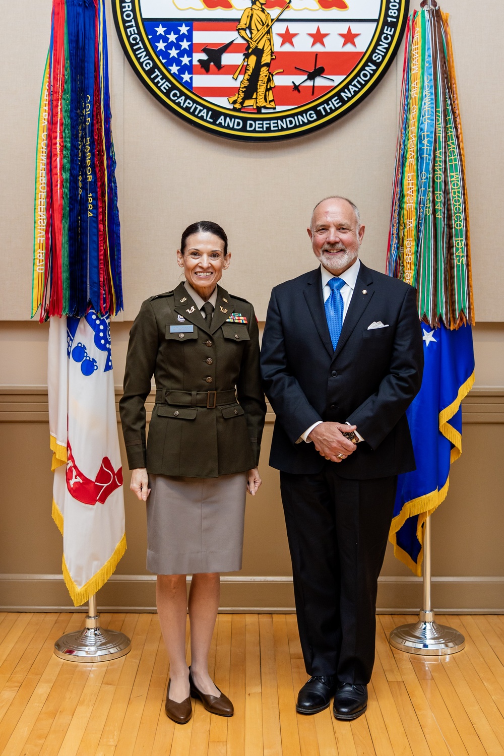 Promotion ceremony for Chief Legal Administrator, CW4 Amanda A. Aragon