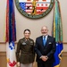 Promotion ceremony for Chief Legal Administrator, CW4 Amanda A. Aragon