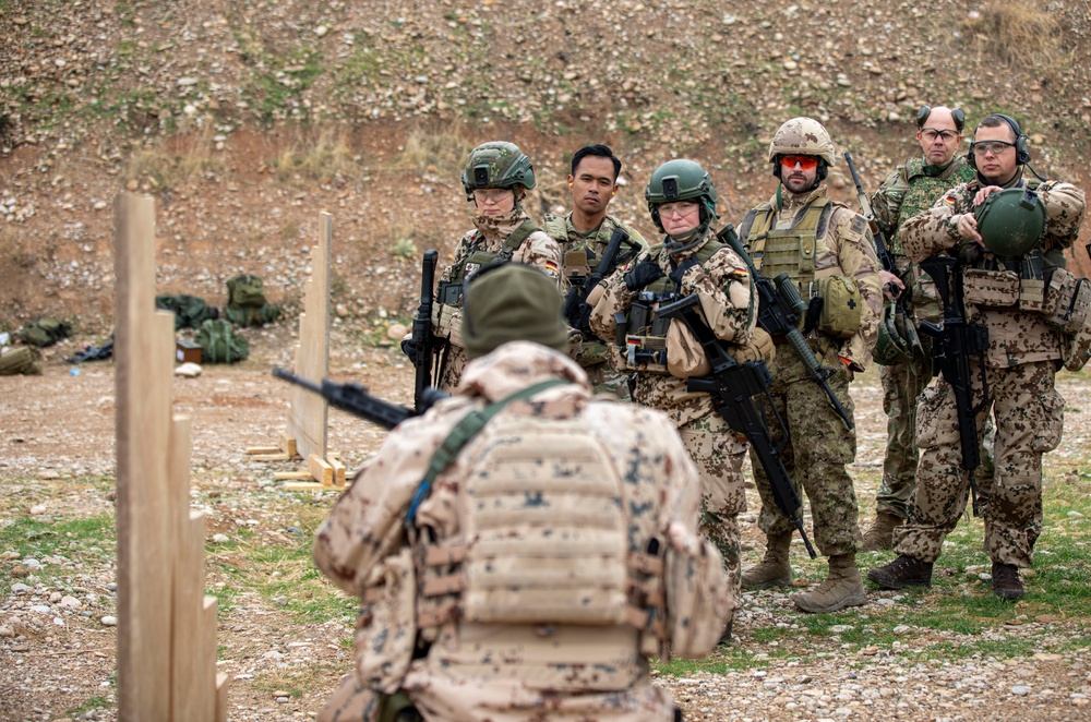 Coalition Forces Fire Away
