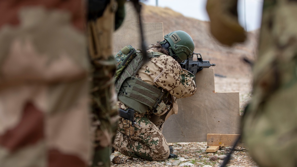 Coalition Forces Fire Away
