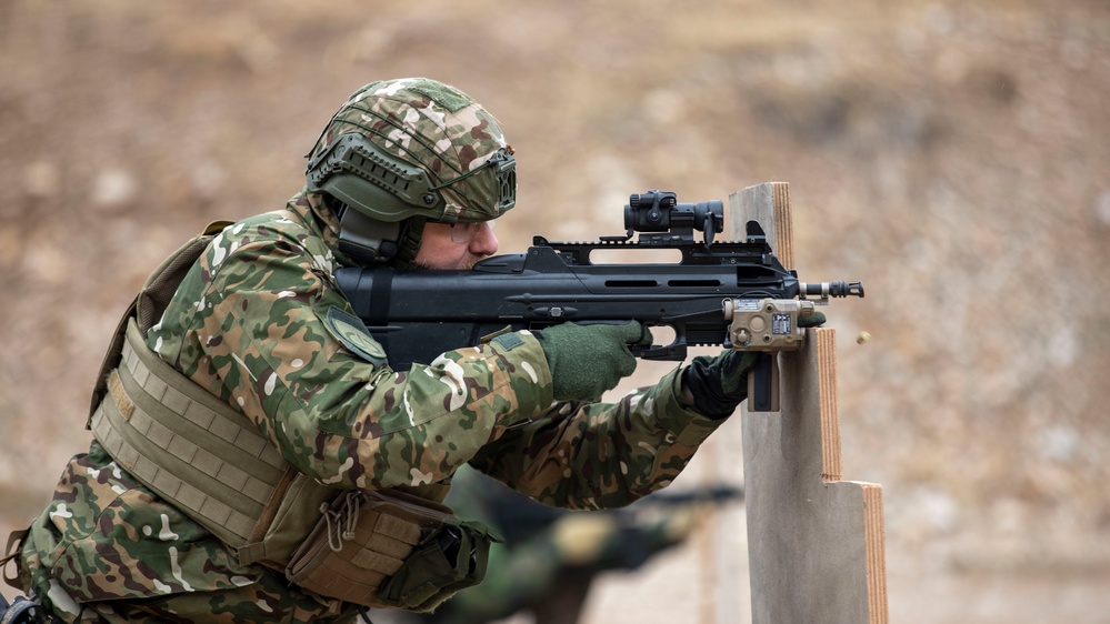 Coalition Forces Fire Away