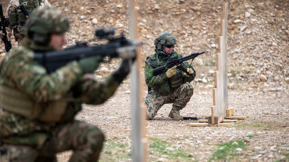 Coalition Forces Fire Away