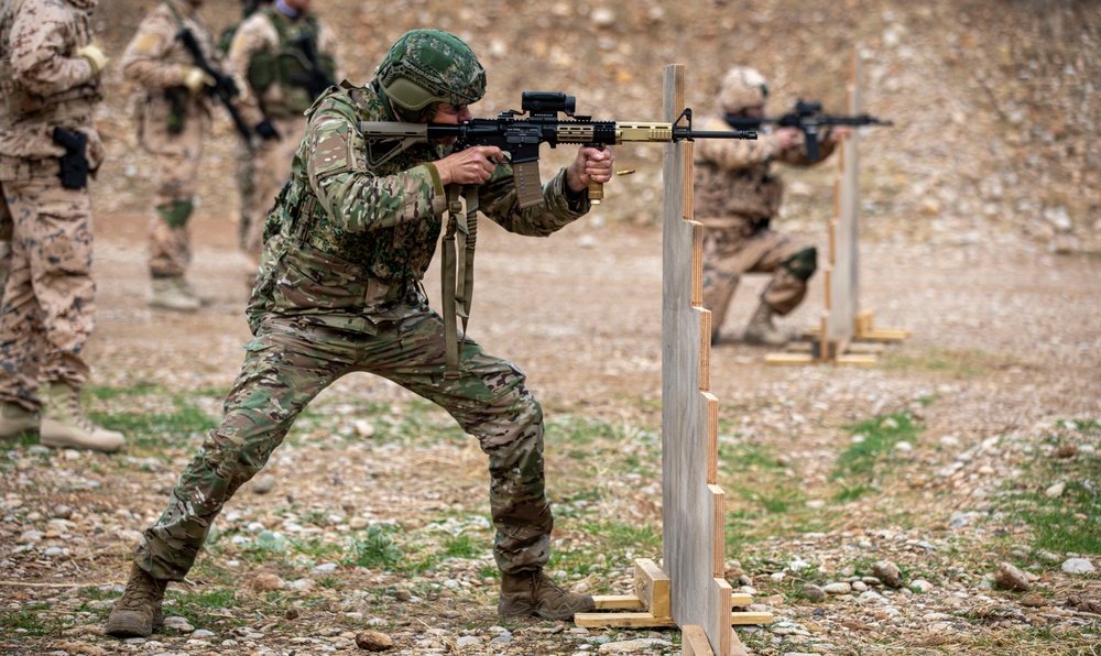 Coalition Forces Fire Away