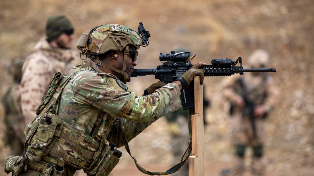 Coalition Forces Fire Away