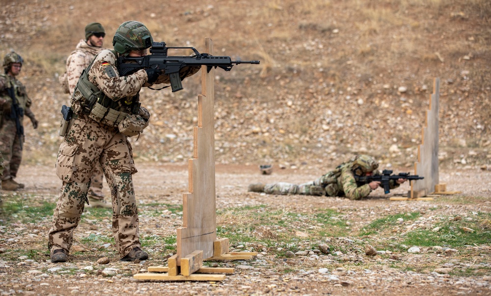 Coalition Forces Fire Away