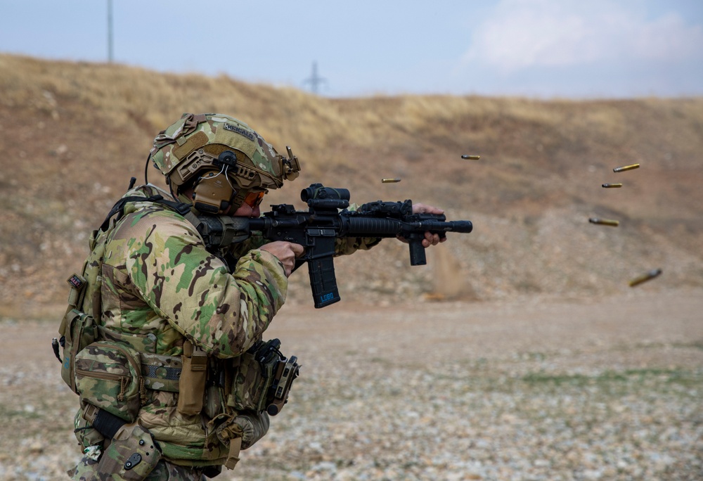 Coalition Forces Fire Away