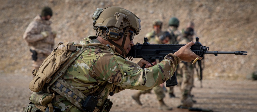 Coalition Forces Fire Away