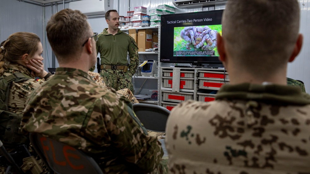 Coalition Forces Conduct Tactical Combat Casualty Care Training