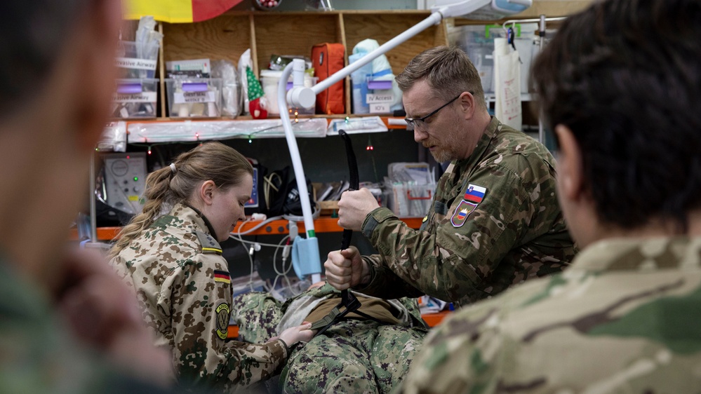 Coalition Forces Conduct Tactical Combat Casualty Care Training