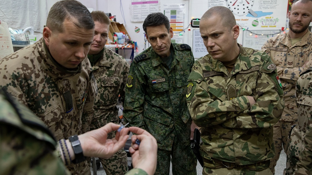 Coalition Forces Conduct Tactical Combat Casualty Care Training