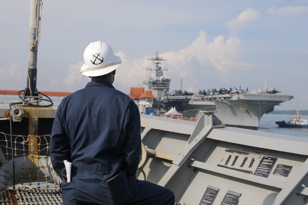 Carrier Strike Group 1 Visits Port Klang Malaysia