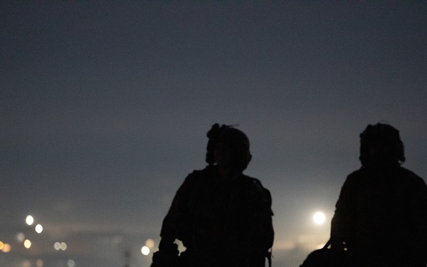 U.S. Army Soldiers assigned to NATO-led KFOR 34 conduct flare training in Kosovo