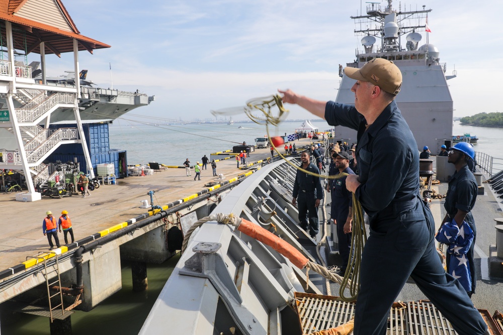 Carrier Strike Group 1 Visits Port Klang Malaysia