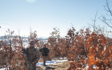 Polish Soldiers assigned to KFOR 34 conduct a routine security patrol in Kosovo